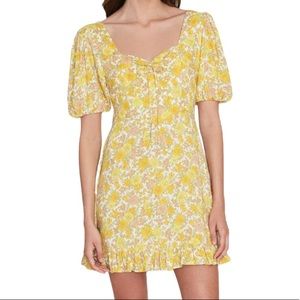Faithfull The Brand Garden Floral Agathe Mini Dress 4 / Small New with Tag